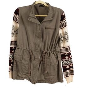 Anthropologie E hanger army green jacket size L